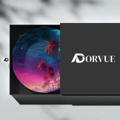 Neon Tropical Dreams Decorative Wall Plate For Home Decoration