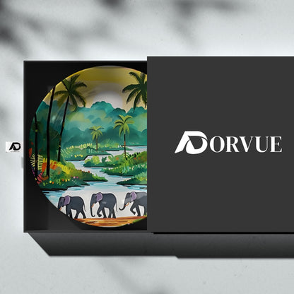 Wanderlust Tropical Escape Lifestyle Wall Plate Set Of 3