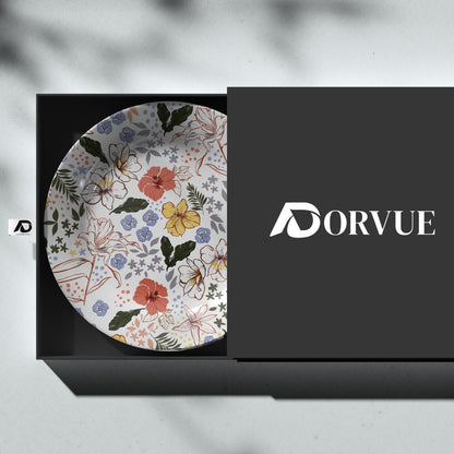 Spring Sonata Flower Ceramic Decorative Wall Plate