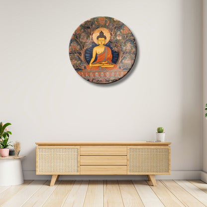 Lord Buddha Decorative Wall Plate For Home Décor and Gift