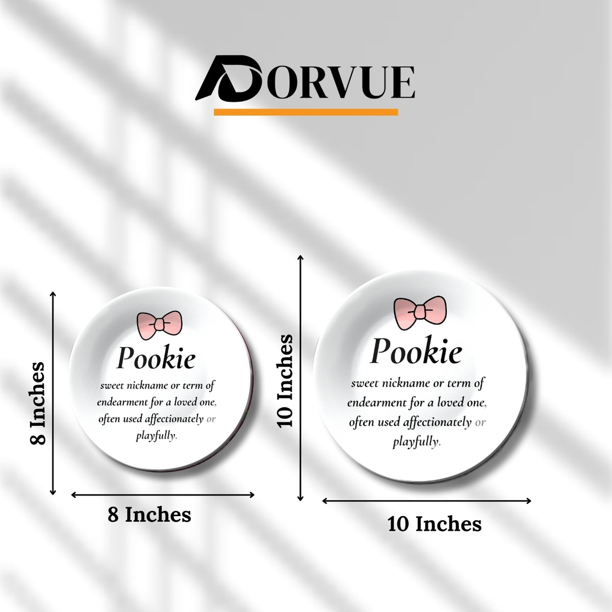 Pookie Love Ceramic Decorative Wall Plate
