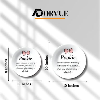 Pookie Love Ceramic Decorative Wall Plate