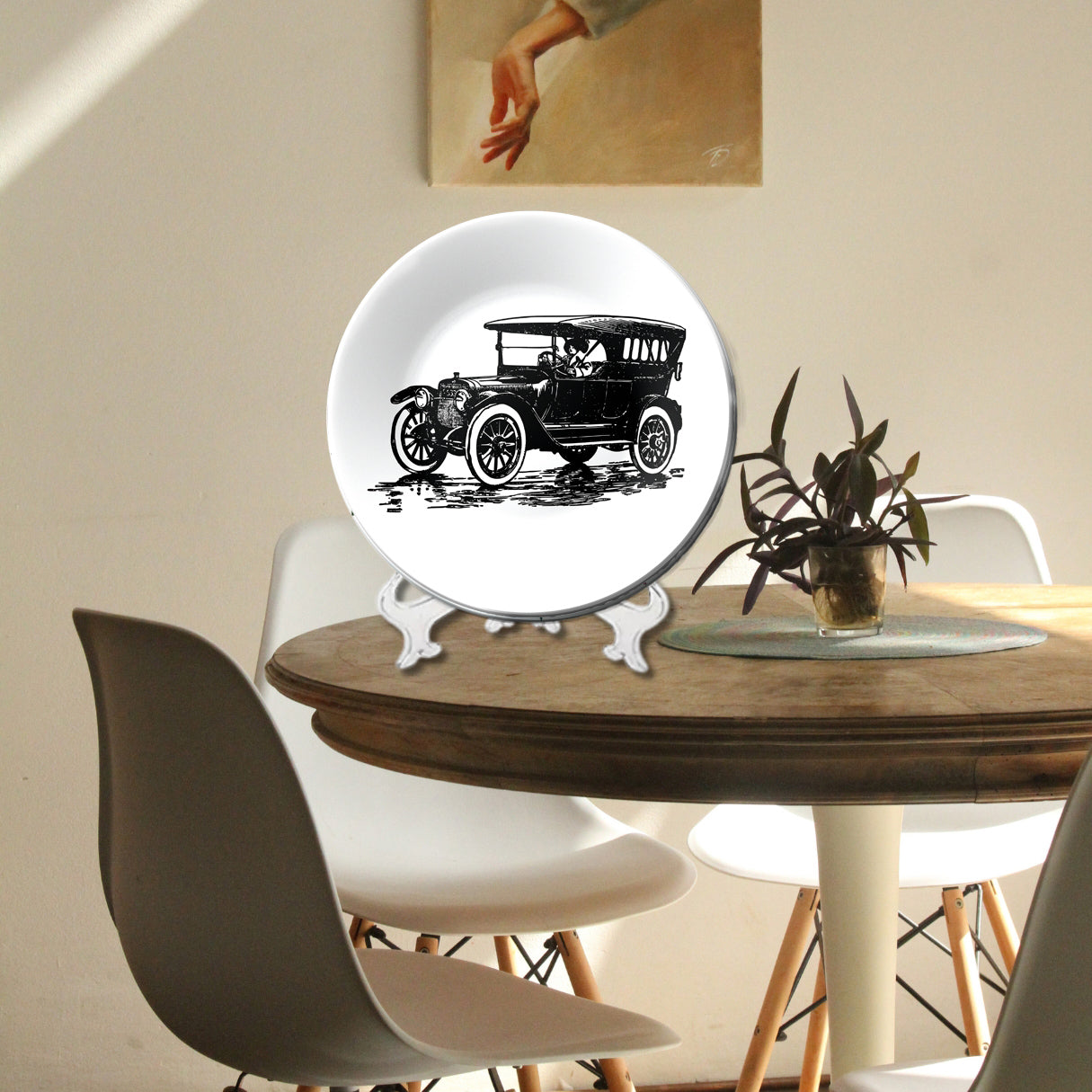 Jeep Vintage Car Ceramic Exclusive Wall Plate