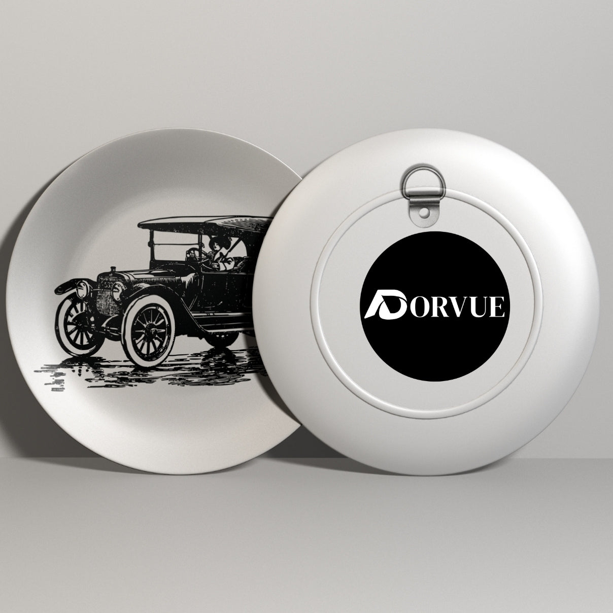 Jeep Vintage Car Ceramic Exclusive Wall Plate