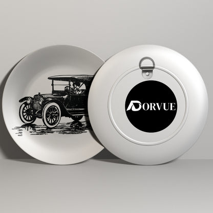 Jeep Vintage Car Ceramic Exclusive Wall Plate
