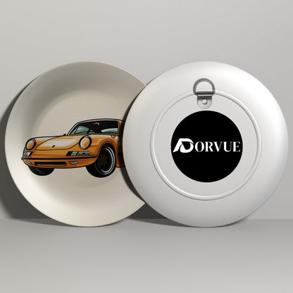 Porsche Sketch Art Decorative Wall Plate
