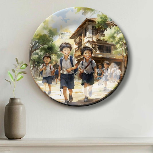 Kids Wall Painting Decorative Wall Plate