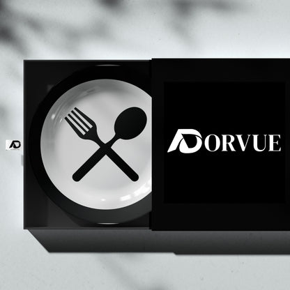 Spoon and Fork Decorative Wall Plate For Kitchen and Café Wall Décor