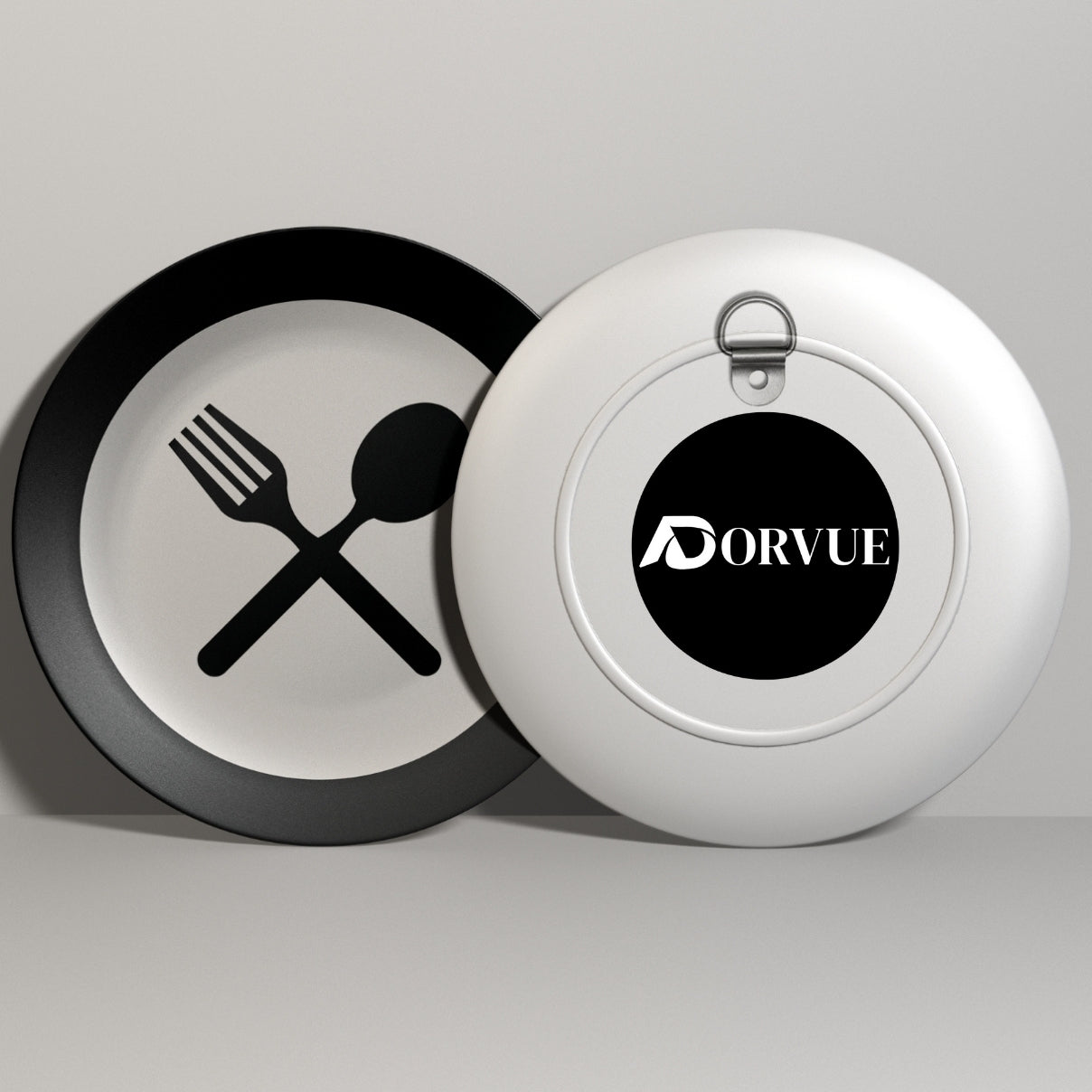 Spoon and Fork Decorative Wall Plate For Kitchen and Café Wall Décor