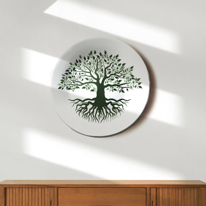 Life of Tree Ceramic Decorative Wall Plate For Home