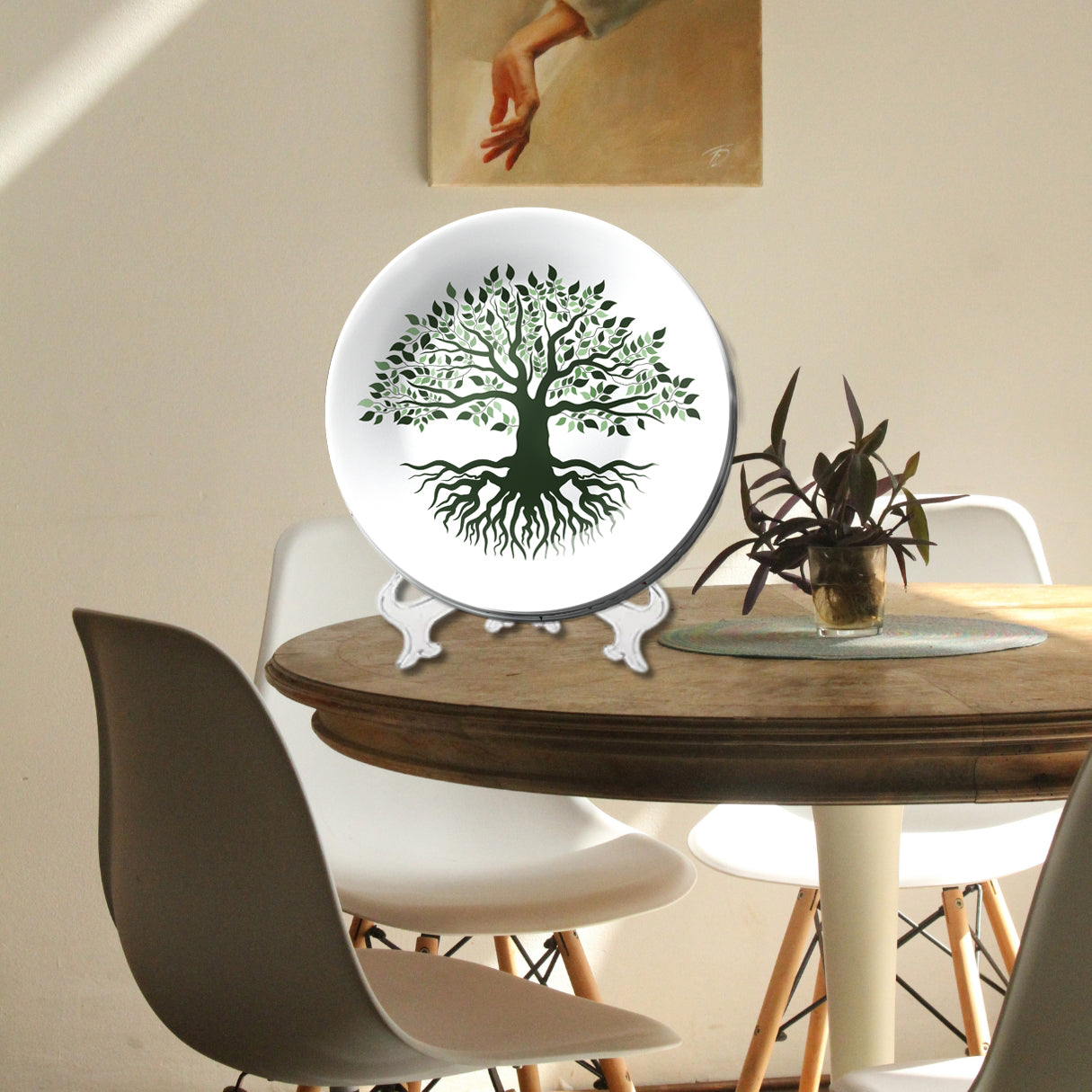 Life of Tree Ceramic Decorative Wall Plate For Home