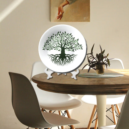 Life of Tree Ceramic Decorative Wall Plate For Home