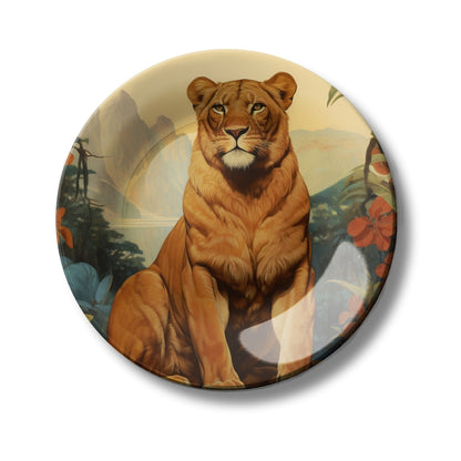 Adventures Lion Wall Décor Decorative Wall Plate