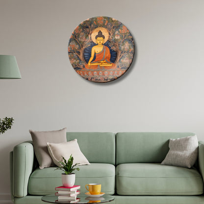 Lord Buddha Decorative Wall Plate For Home Décor and Gift