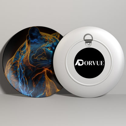 Electric Spirit Panther Ceramic Decorative Wall Plate For Home Décor