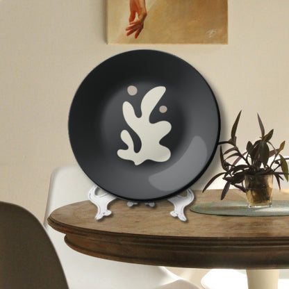 Set of 4 Minimalistic  Art Clam Luxury Wall Plates Home Décor