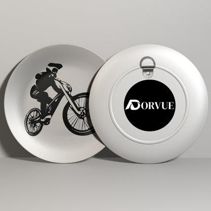 Mountain Bike Wall Art Monochrome Decorative Wall Plate
