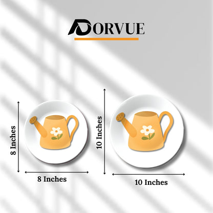 Watering Can Garden Decor Decorative Wall Plate