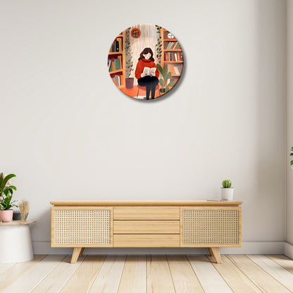 Home Library Ceramic Wall Plate Home Décor