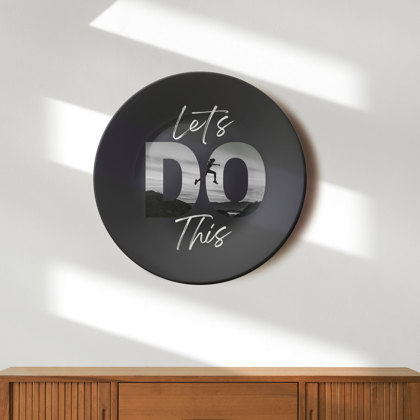 Let’s Do It Motivational Quote For Room Wall Decorative Wall Plate