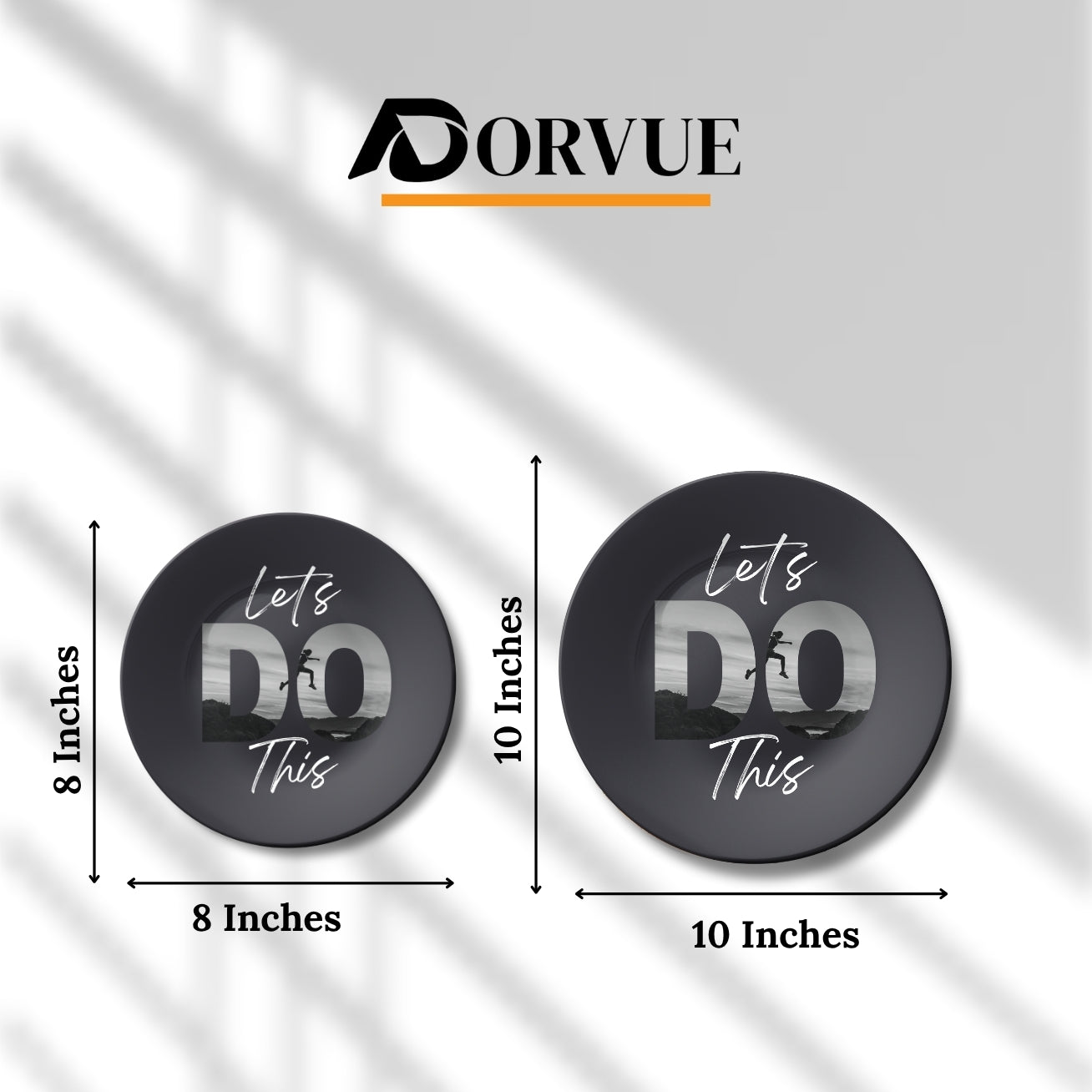 Let’s Do It Motivational Quote For Room Wall Decorative Wall Plate