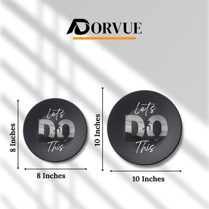Let’s Do It Motivational Quote For Room Wall Decorative Wall Plate