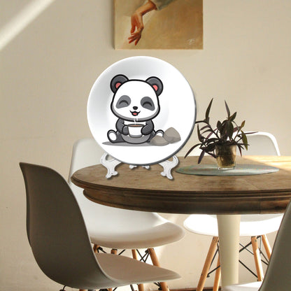 Set of 4 Wild Wonders Kids Room or Nursery Wall Décor Ceramic Wall Plates