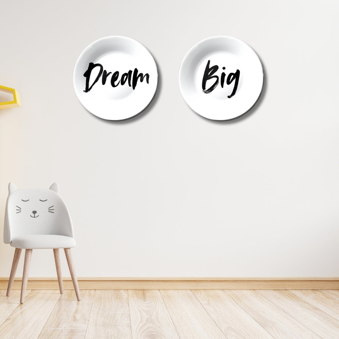 Set of 2 Dream Big Office and Home Décor Wall Plates