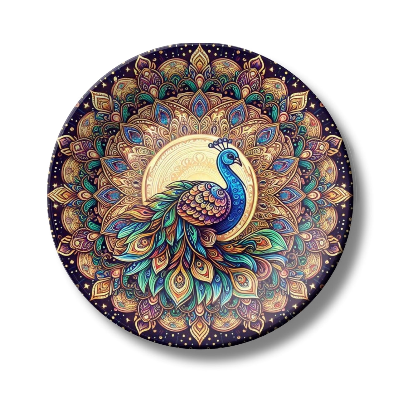 Royal Peacock Wall Hanging Mandala Decorative Wall Plate