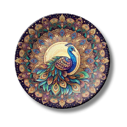 Royal Peacock Wall Hanging Mandala Decorative Wall Plate