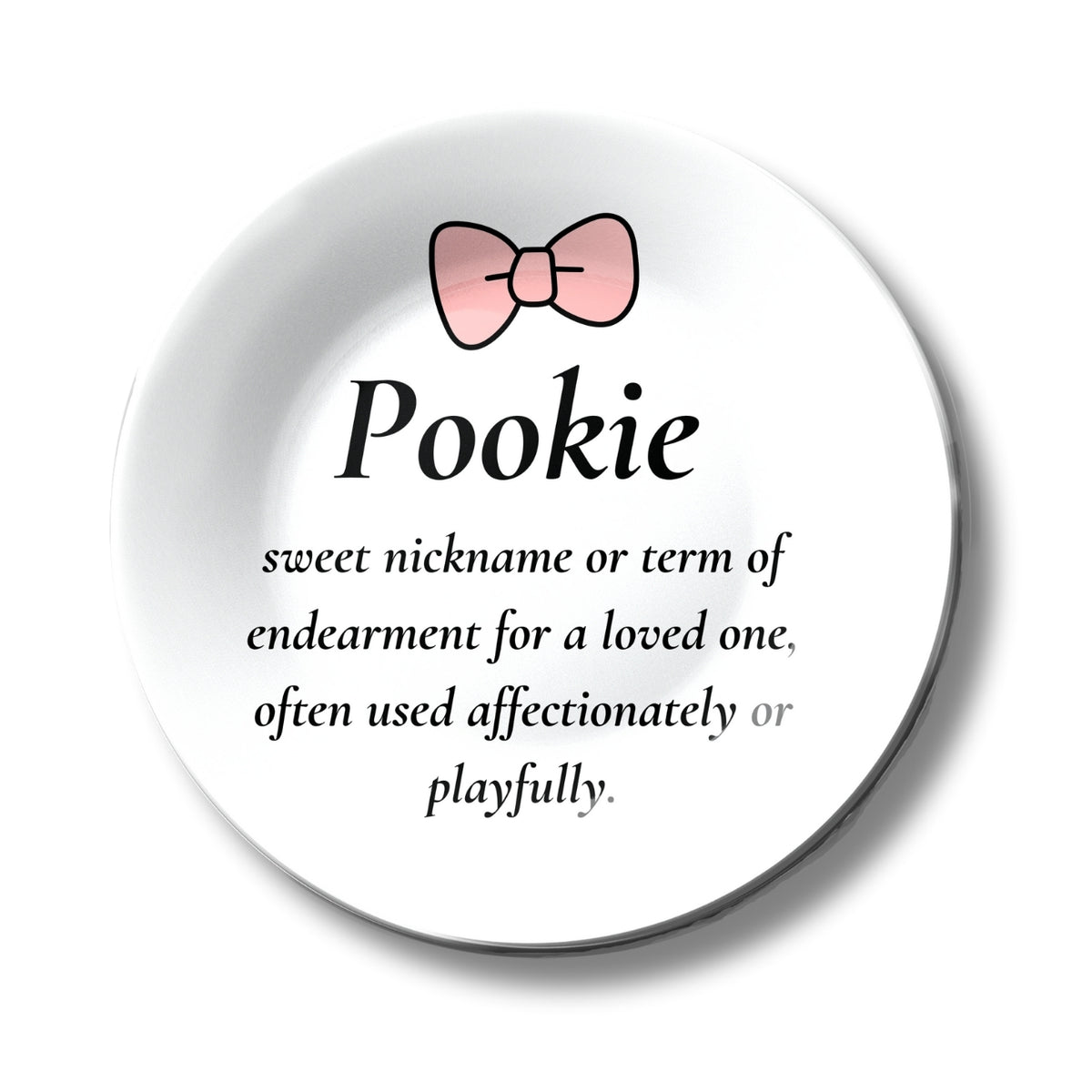 Pookie Love Ceramic Decorative Wall Plate