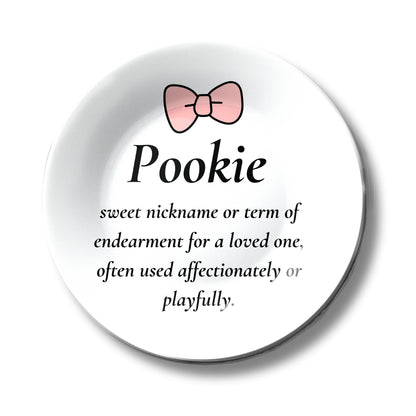 Pookie Love Ceramic Decorative Wall Plate