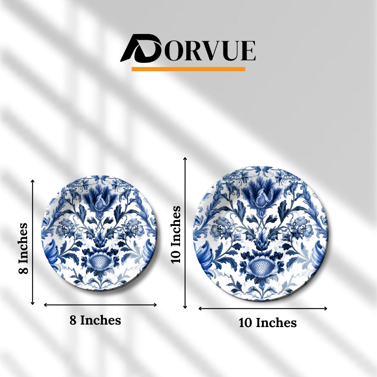 The Porcelain Meadow Ceramic Wall Plate Home Décor