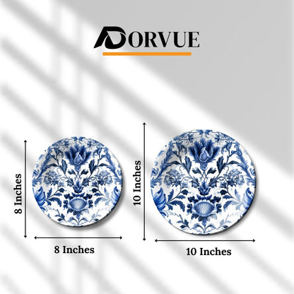 The Porcelain Meadow Ceramic Wall Plate Home Décor