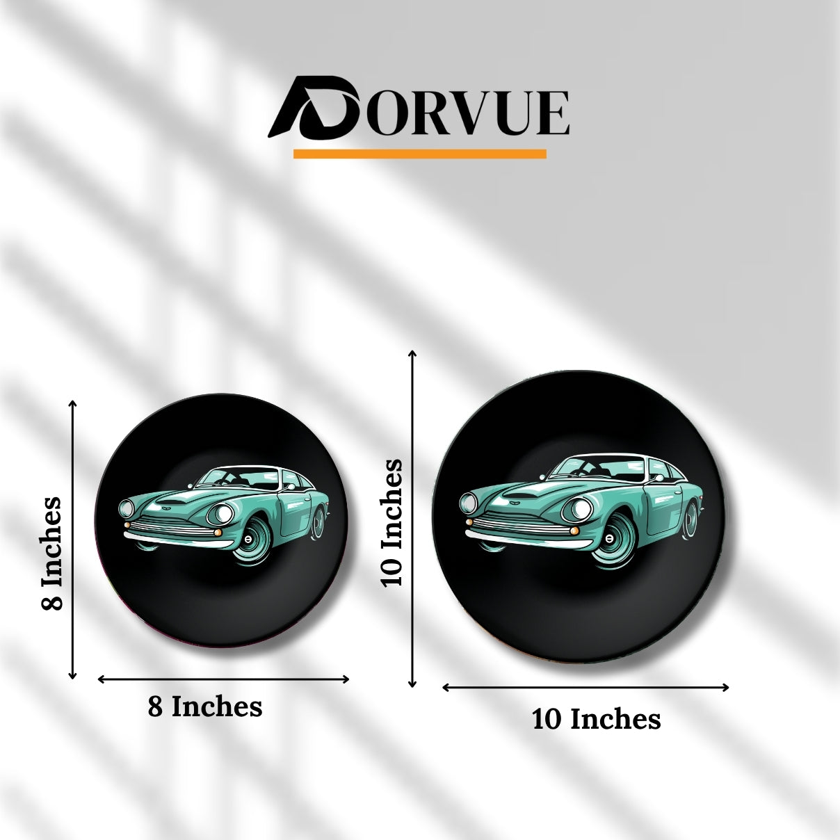 Aston Martin Comic Art Ceramic Decorative Wall Plate