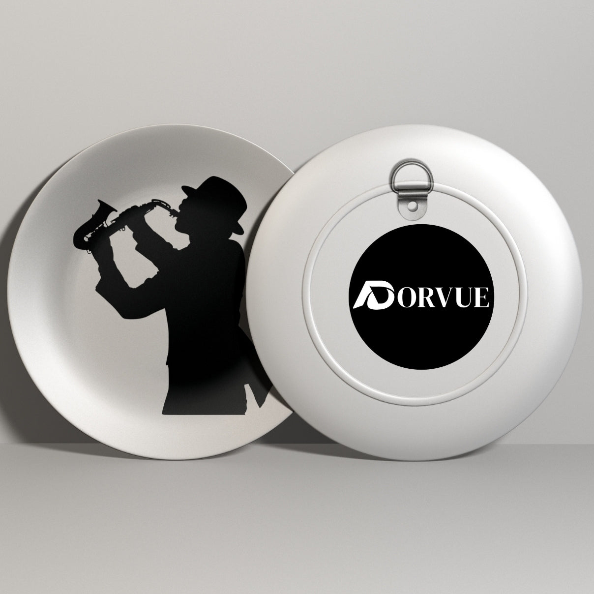 Saxophone Player Wall Art Vintage Home Décor Wall Plate