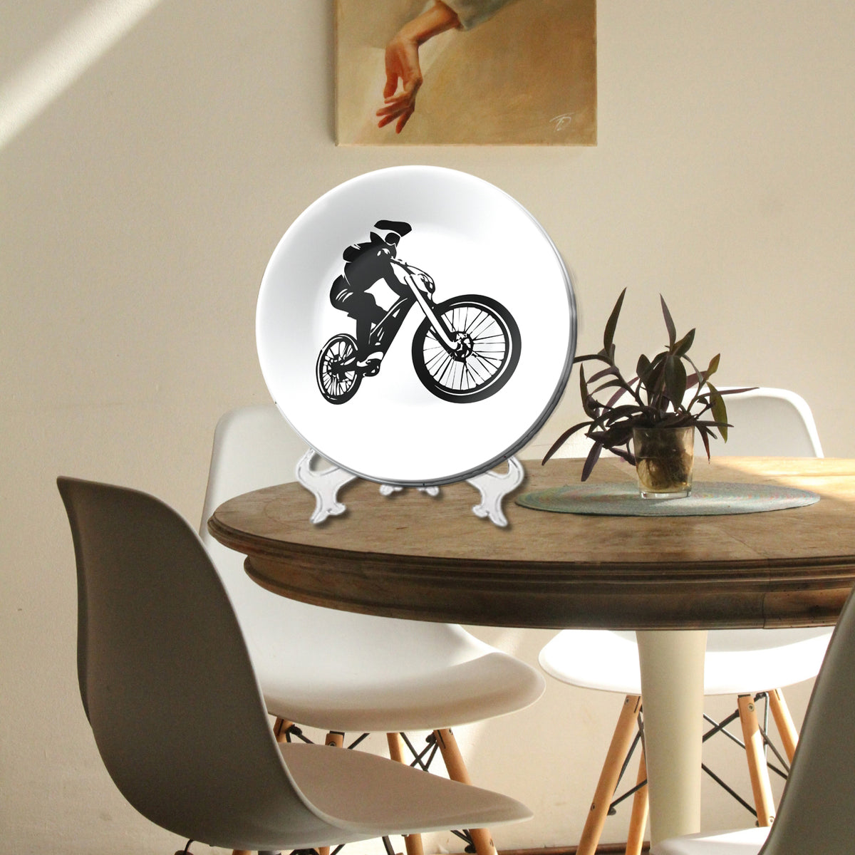 Set of 4 Modern Transportation Décor Wall Plates