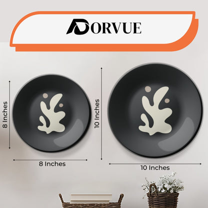 Set of 4 Minimalistic  Art Clam Luxury Wall Plates Home Décor