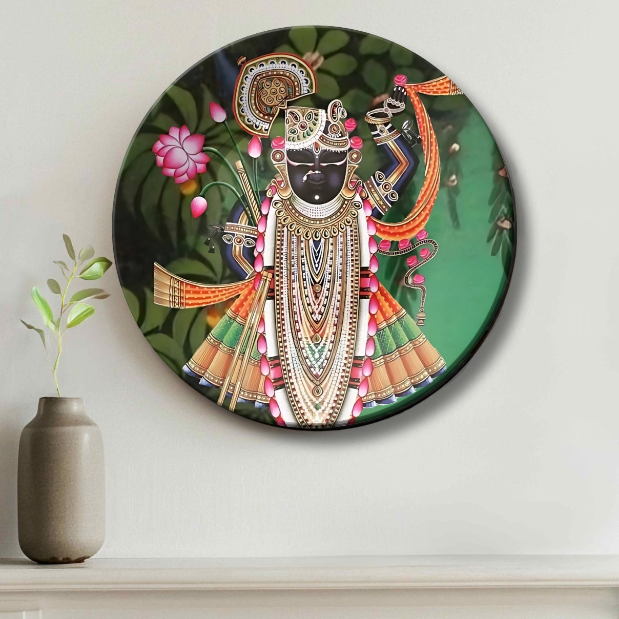 Shrinath Ji Decorative Wall Plate Home Décor
