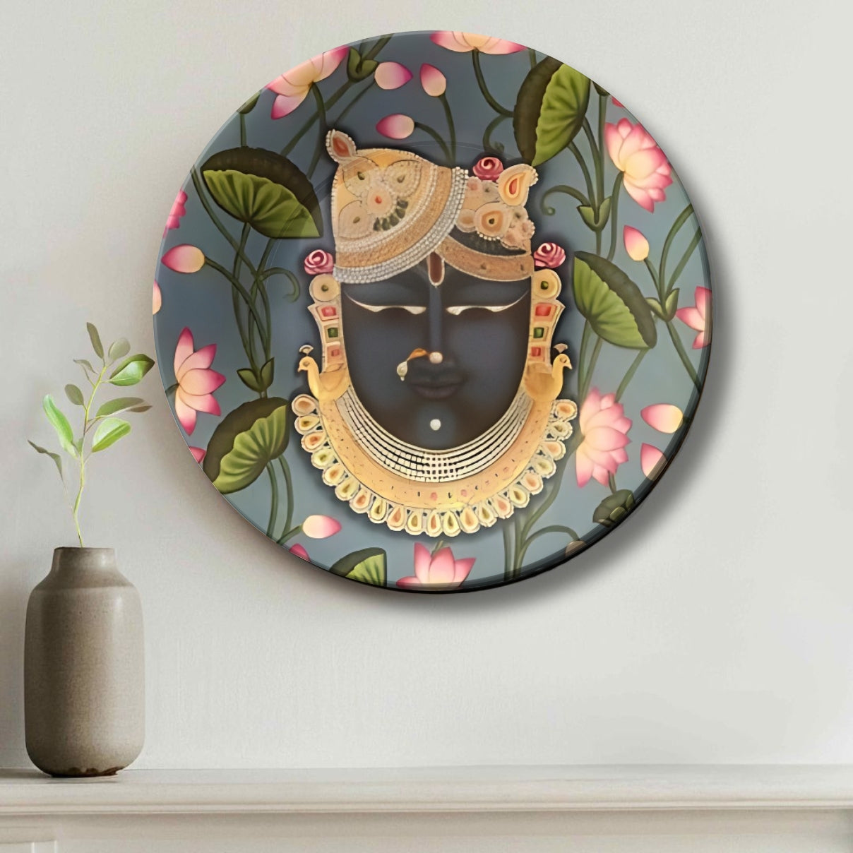 Shrinathji Wall Décor Home Decoration Wall Plate