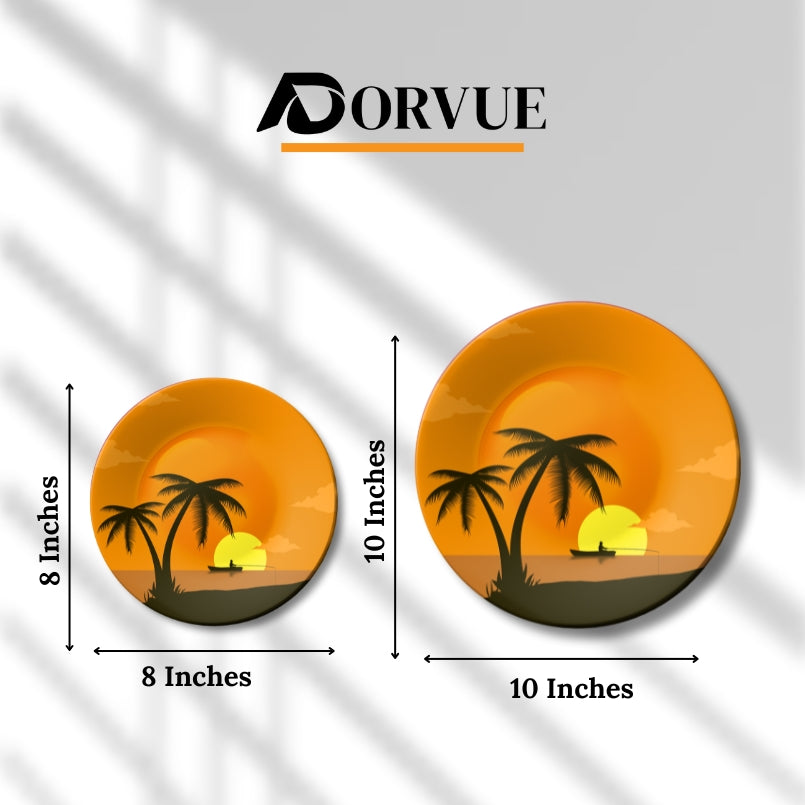 Inspiring Sunrise Decorative Ceramic Wall Plate