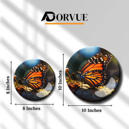 Monarch Wings Decorative Ceramic Wall Plate