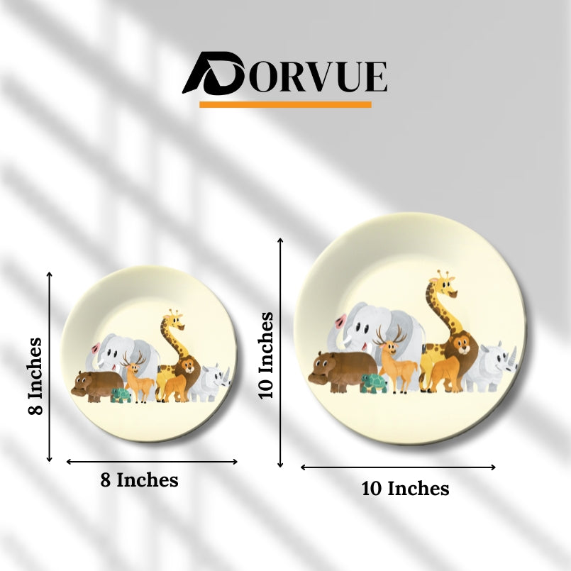 Jungle Wanderers Decorative Ceramic Wall Plate
