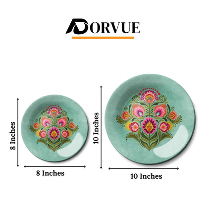 Vibrant Petals Decorative Ceramic Wall Plate