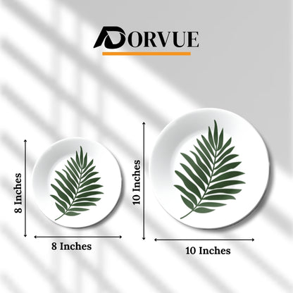 Palm Leaf Minimalist Art Decorative Wall Plate