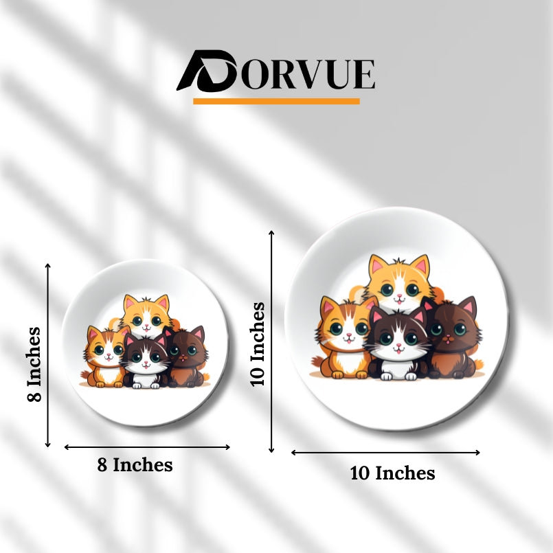 Tiny Paws Decorative Ceramic Wall Plate