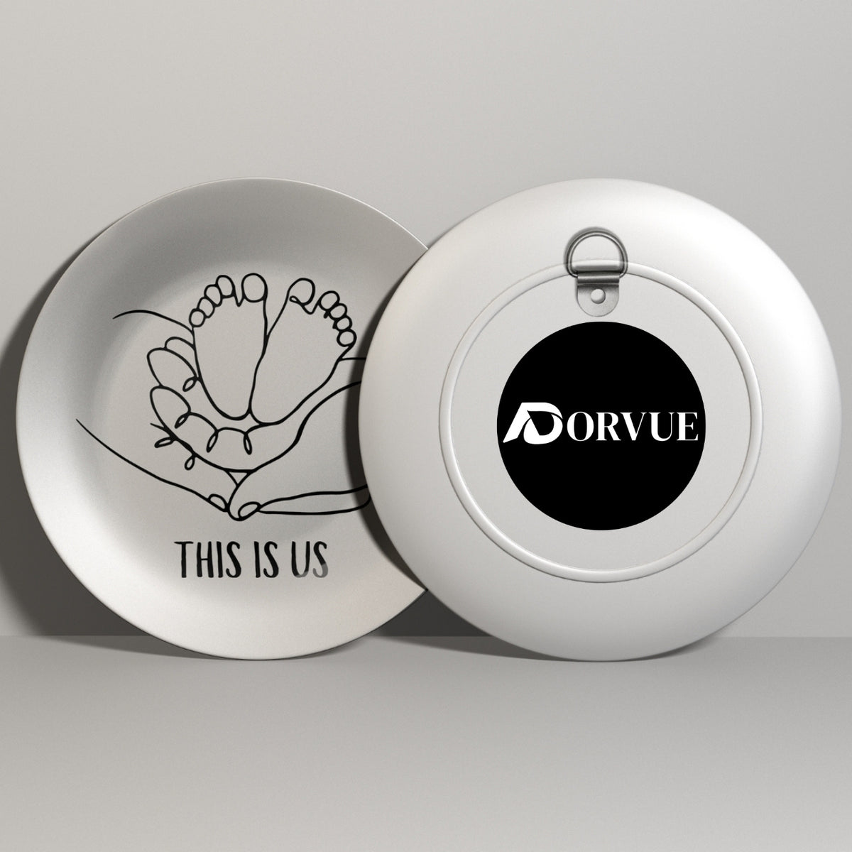 This is Us Monochrome Decorative Wall Plate