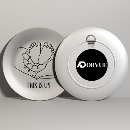 This is Us Monochrome Decorative Wall Plate