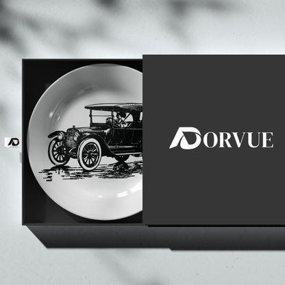 Jeep Vintage Car Ceramic Exclusive Wall Plate