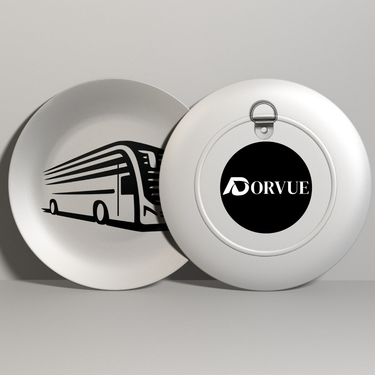 Bus Monochrome Decorative Wall Plate